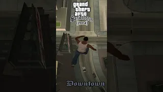 Evolution of Falling From Building in GTA #shorts #gta