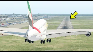 A380 Pilot Got Promoted For This Landing [XP11]