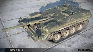 Шведские ПТ Strv 103-0 (( 8100 урона)) Воин.Танкист-снайпер.Основной калибр Медаль Рэдли-Уолтерса