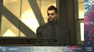 #HEK18 - Deus Ex: Human Revolution - Any% by Heinki