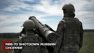 Ukraine First Kill, RBS-70 Laser Guided MANPAD To Shoot Down Russian Ka-52 Alligator