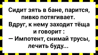 Теща Решила Вылечить Зятя от Импотенции! Сборник Свежих Анекдотов! Юмор!