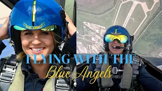 Flying with the U.S. Navy Blue Angels | Mach .95 and 7.5 G's!