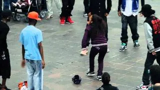 STREET BATTLE   YAK FILMS   Les Twins VS  Bones+Pee Fly VS  Laura+Boubou   FLEXING NEW STYLE DANCE