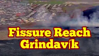 Grindavík: Lava River Quickly Reached Town , Iceland Volcano Eruption Update, Svartsengi