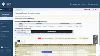 Как настроить ограничение Closed в тарифе. Обучающее видео TravelLine