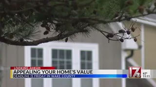 Deadline approaching for Wake County homeowners to appeal property values