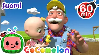 Maalaistalon rakensin | CoComelon - Nursery Rhymes & Kids Songs | Old MacDonald in Finnish