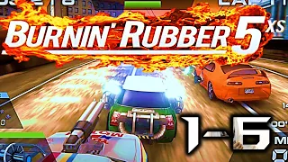 Гоночная браузерная игра высочайшего качества 🏎🚗🚙🚘  - Burnin' Rubber 5 XS Race 1-6 GamePlay 🎮📱 🇷🇺