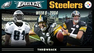 PIT 6-1 vs PHI 7-0: Battle of PA! (Eagles vs. Steelers 2004, Week 9)