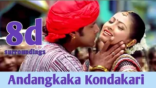 Andangkaka Kondakari 8d | Harris Jeyaraj | Shreya Ghoshal | Anniyan | 8d Surroundings | Tamil | 8d