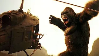 KONG vs HELICOPTERS - 'Is That a Monkey?' Scene - Kong: Skull Island (2017) Movie Clip HD