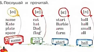 Урок 18. Фонетическая разминка. Читаем букву Аа в открытом, закрытом слоге и в сочетаниях