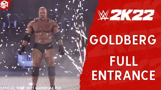 WWE 2K22 GOLDBERG WCW ENTRANCE HD