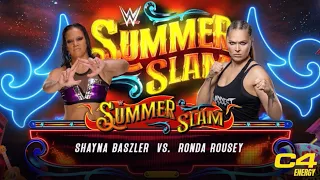 Ronda Rousey VS Shayna Baszler | WWE SummerSlam… WWE RAW