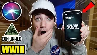 HOW TO GET SIRI TO REVEAL GOVERNMENT SECRETS ABOUT WORLD WAR 3 **EXPOSED**