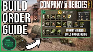 CoH3 - US Forces Build Order Guide DOMINATES Axis
