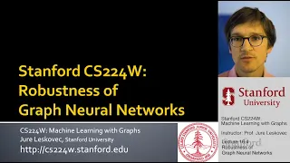 Stanford CS224W: ML with Graphs | 2021 | Lecture 16.4 - Robustness of Graph Neural Networks