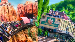 [4K] Every Thunder Mountain Roller Coaster - Disney Parks Ride Compilation | 4K 60FPS POV