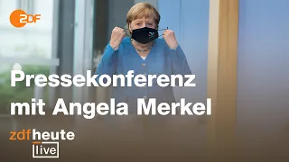 Merkel zum Teil-Lockdown I ZDFheute live