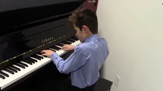 Chopin, Etude in F minor, Op 25, No 2 performed by 9 yrs old Nikolai Nyagolov
