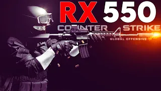 CSGO Test On RX 550 2GB