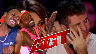 VIRAL TWINS STANDSTILL ON AMERICA GOT TALENT2023🇺🇸 EMOTIONAL MESSSGE TO EX SIMON BREAKS DOWN  #viral