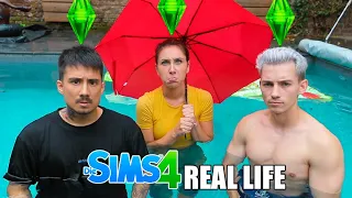 24H Sims 4 in Real Life unter ALLEN Bedingungen! Mit @julienbam @mexify