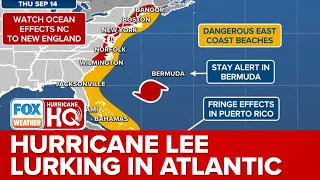 Hurricane Specialist: Hurricane Lee Expected To Have Impacts On East Coast But Not Direct Impacts