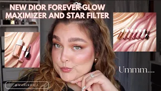 New Dior Forever Glow Maximizer and Star Filter Try-on and Review!