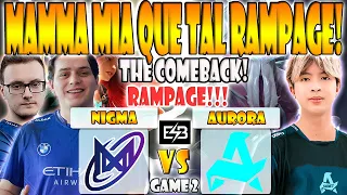 NIGMA VS AURORA BO3[GAME 2]MATTHEW, MIRACLE VS 23SAVAGE- ELITE LEAGUE - DOTA- ESB