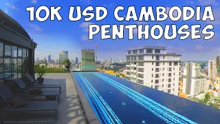 4 Cambodia Luxury Penthouses 🇰🇭 Phnom Penh Real Estate Tour