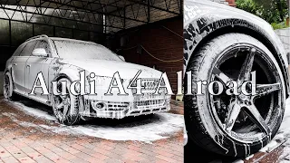 Full Detailing Audi A4 Allroad b8 in 8 minutes || Полный детейлинг Ауди а4 Аллроад б8