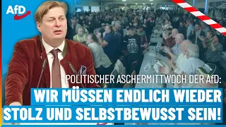 Politischer Aschermittwoch der AfD: Wir müssen wieder stolz und selbstbewusst sein!