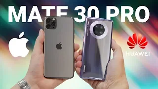 Распаковка Huawei Mate 30 Pro рядом с iPhone 11 Pro Max + камера (фото и видео) / ОБЗОР