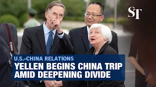 Yellen begins China trip amid deepening divide