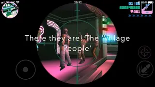 Fighting the 'Village People' band in the Malibu Club - GTA Vice City