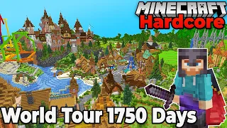 Touring my 1,750 Day Hardcore Survival Minecraft World (Download)