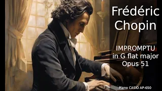 Frédéric Chopin - Impromptu in G flat major, Op. 51 - Casio AP-650 Digital Piano