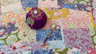 #scrappyquilt - Scrappy quilt with Tilda fabrics, Part 1@willowhilldesigns7