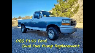 1996 Ford F150 OBS Fuel Pump replacement, front and rear pumps