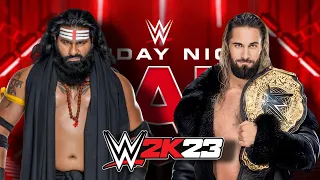 Seth Rollins Vs Veer Mahaan WWE Raw Game Play - WWE 2k23 PS5 GAME PLAY