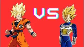 SSJ GOKU VS SSJ VEGETA