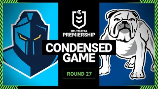 NRL 2023 | Gold Coast Titans v Canterbury-Bankstown Bulldogs | Condensed Match, Round 27