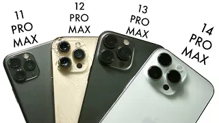 iPhone 14 Pro Max Vs iPhone 13 Pro Max Vs iPhone 12 Pro Max Vs iPhone 11 Pro Max Camera Comparison!