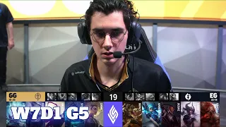 Golden Guardians vs Evil Geniuses | Week 7 Day 1 S11 LCS Summer 2021 | GG vs EG W7D1 Full Game