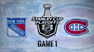 New York Rangers vs. Montreal Canadiens. Game 1 (12.04.2017) Highlights (60 fps)