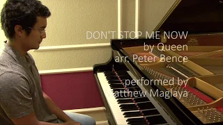 Don't Stop Me Now - Queen | Piano Cover - Matthew Maglaya