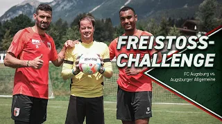 Freistoß-Challenge // FCA vs. Augsburger Allgemeine