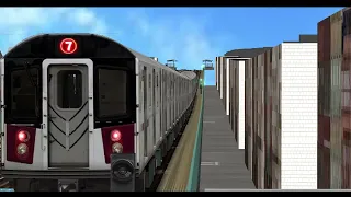 OpenBVE Operation: R188 (7) train from 111 Street to 34 Street - Hudson Yards